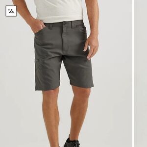 Wrangler Men's Charcoal Flat Front Shorts